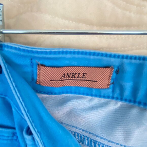 ABS Allen Schwartz Ankle Jeans Powder Blue Size 31 - Picture 6 of 11